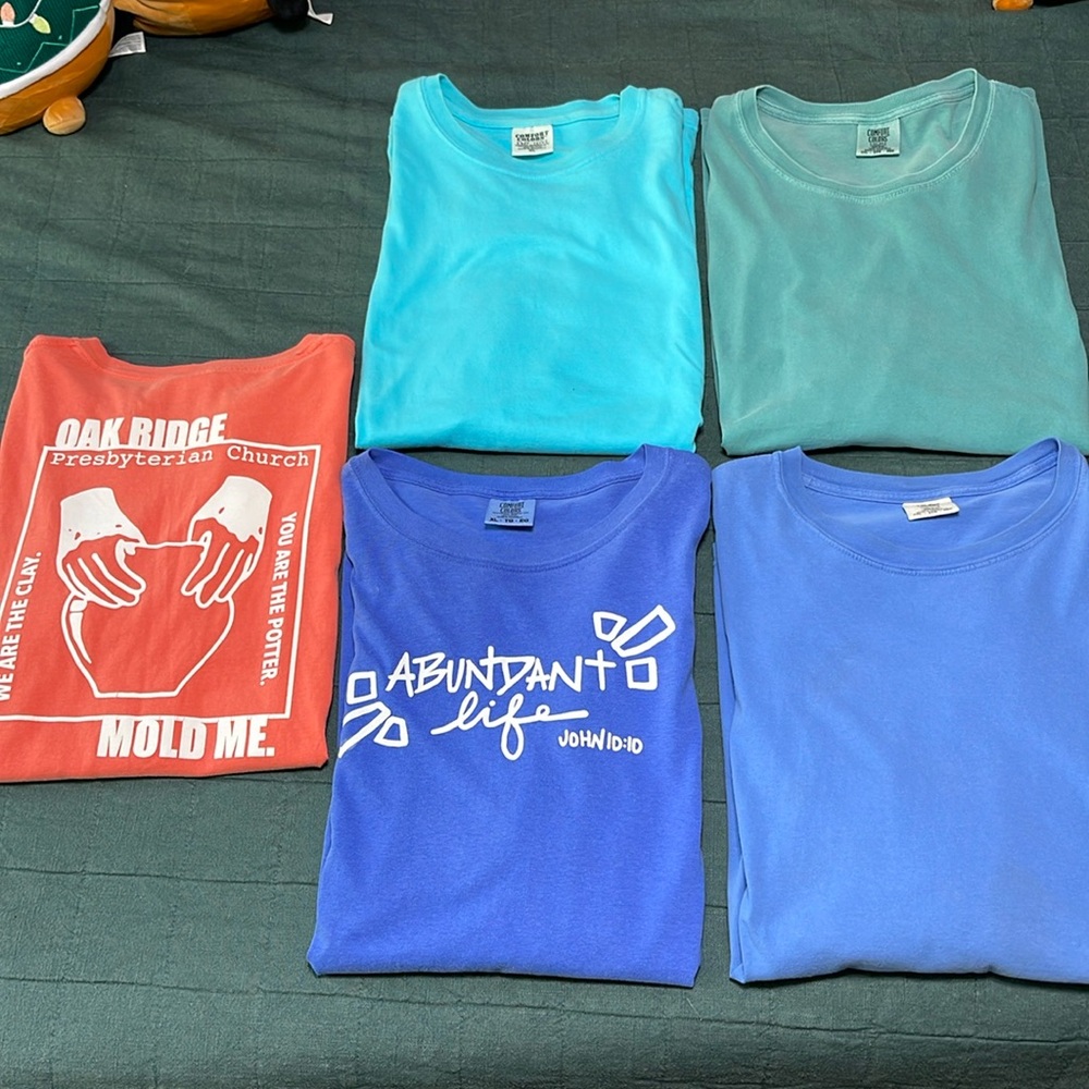 Vintage Comfort Colors Tees (Lot of 5)!